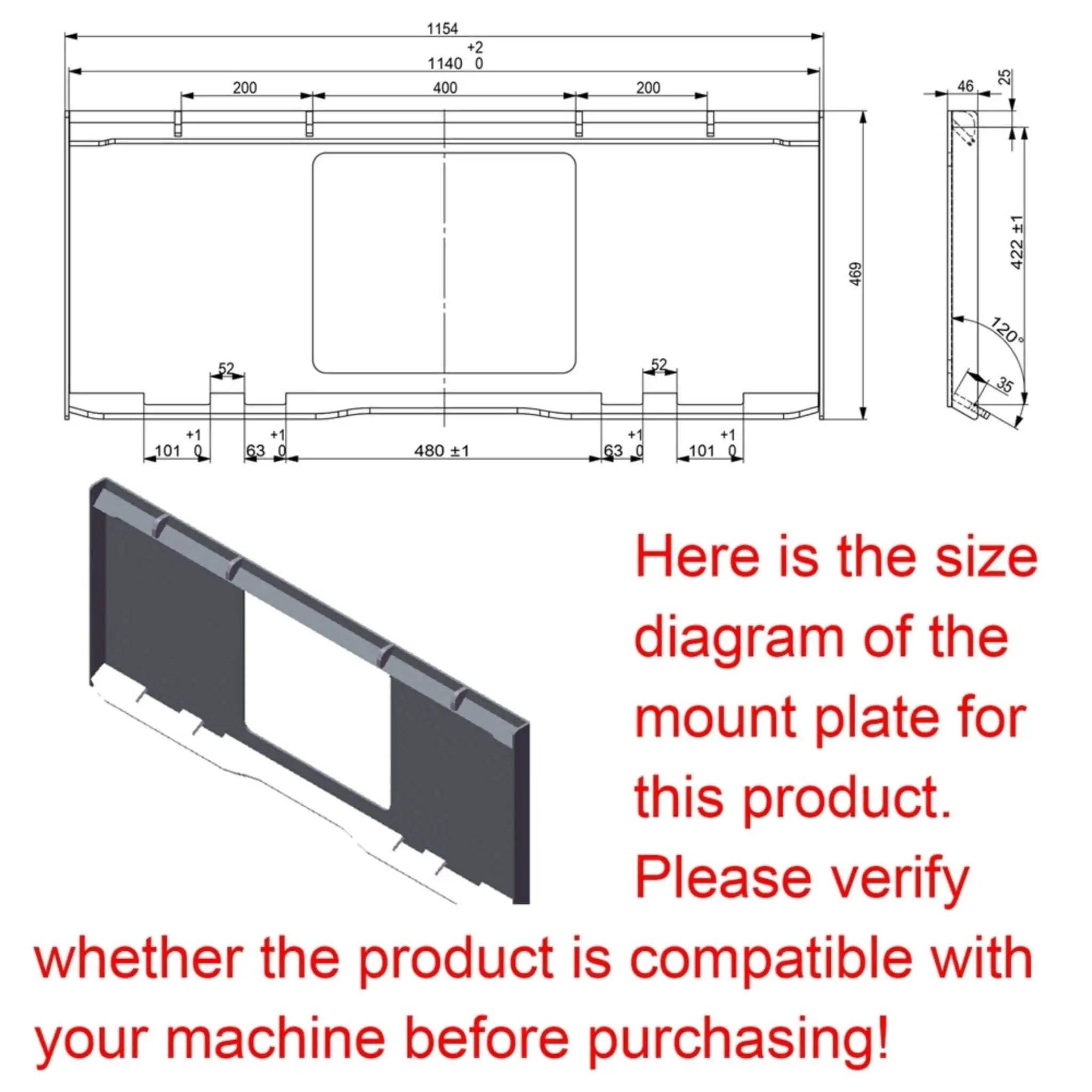 Heavy-Duty Skid Steer Auger Drive Attachment With 12-Inch Post Hole Bit (SAK25169) by SAKSBY WHOLESALE