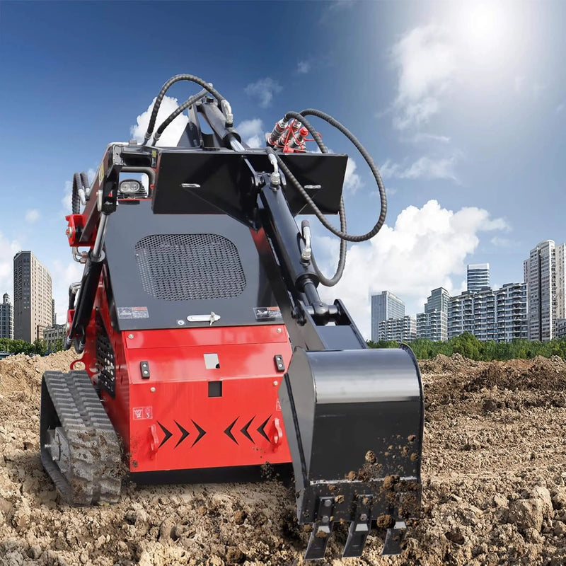 Heavy-Duty Skid Steer Fronthoe Attachment With 12-Inch Bucket (SAK95724) by SAKSBY WHOLESALE