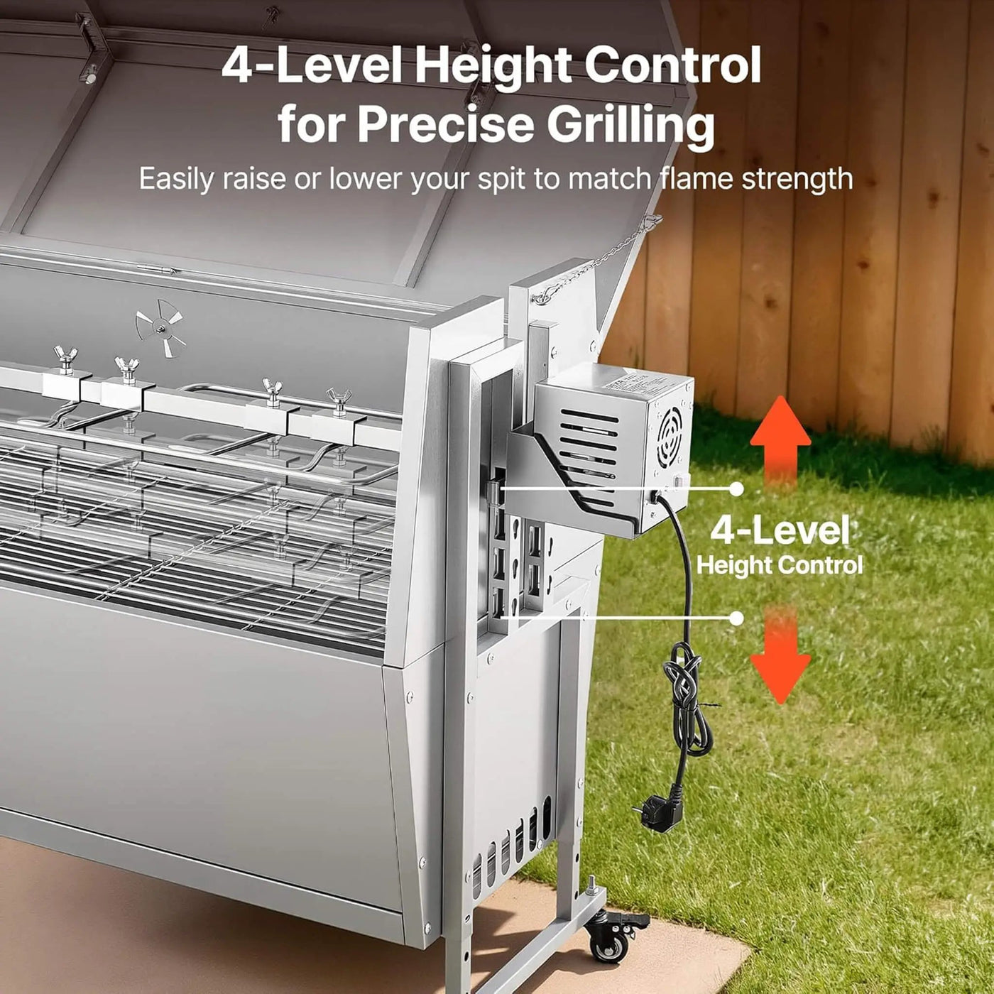 Heavy-Duty Spit Roaster Rotisserie BBQ Grill For Pig, Lamb And Chicken (SAK59286) by SAKSBY WHOLESALE