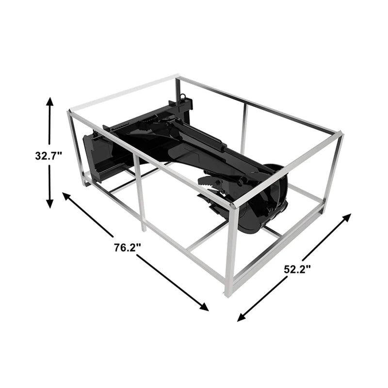 Heavy-Duty Universal Skid Steer Backhoe Digger Bucket Attachment With Universal Quick Attach Plate (SAK26714) by SAKSBY WHOLESALE