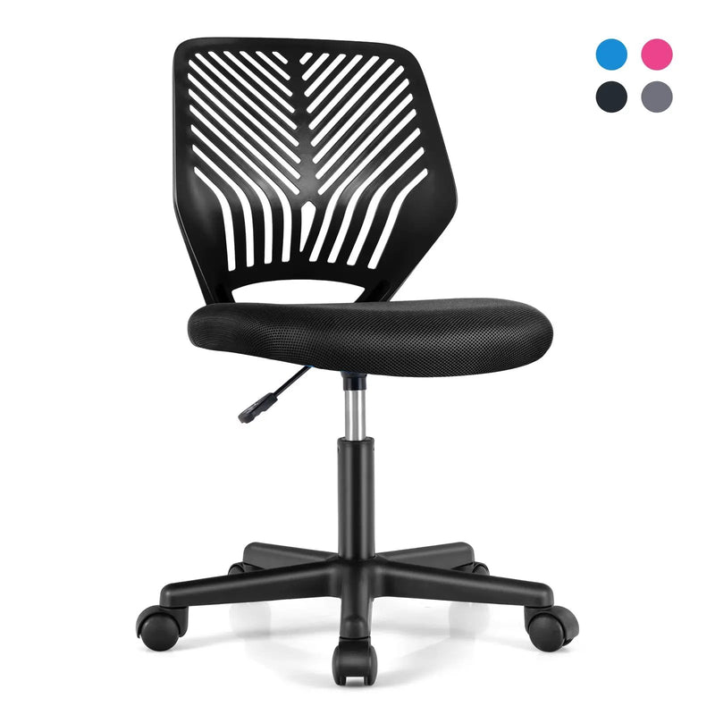 Height-adjustable Ergonomic Kids Desk Chair with Universal Casters by DirectDeals