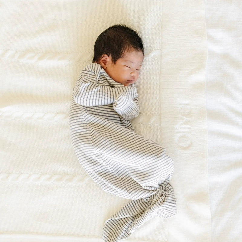 Heirloom Cotton Knit Receiving Blankets by HouseOfZazla