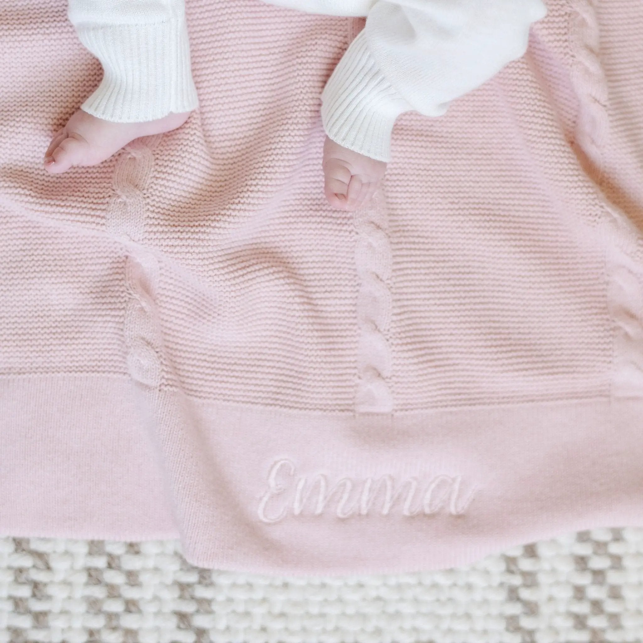 Heirloom Cotton Knit Receiving Blankets by HouseOfZazla