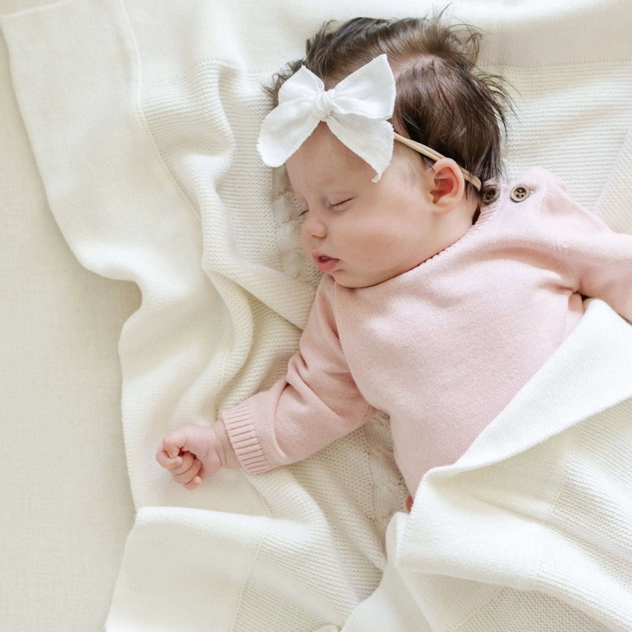 Heirloom Cotton Knit Receiving Blankets by HouseOfZazla