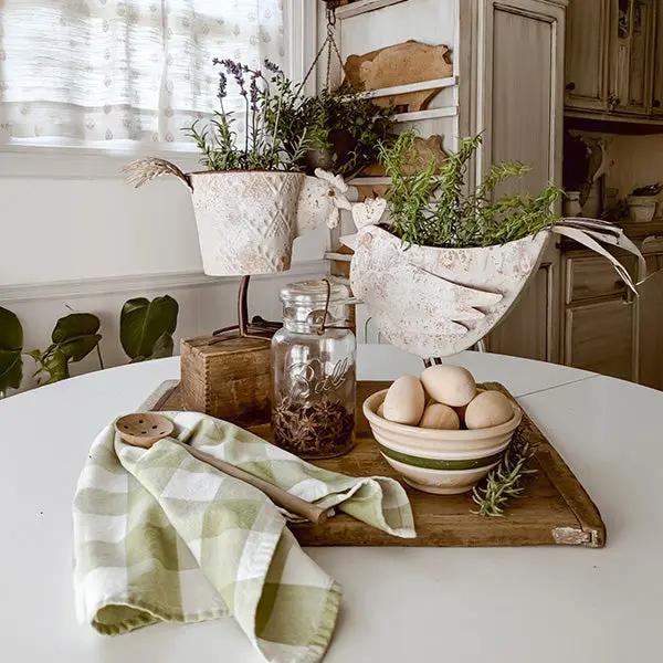 Indoor/Outdoor Distressed Hen Planter, Choose Your Style by Decor Steals