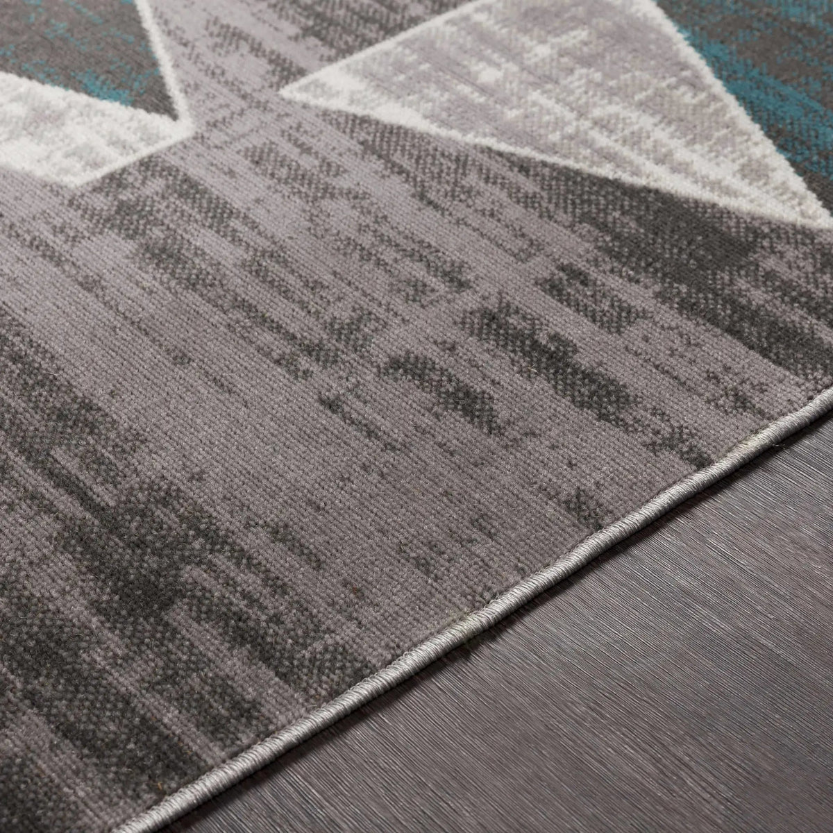 Hessel Green Triangles Area Rug - Clearance, photo 9 of 9