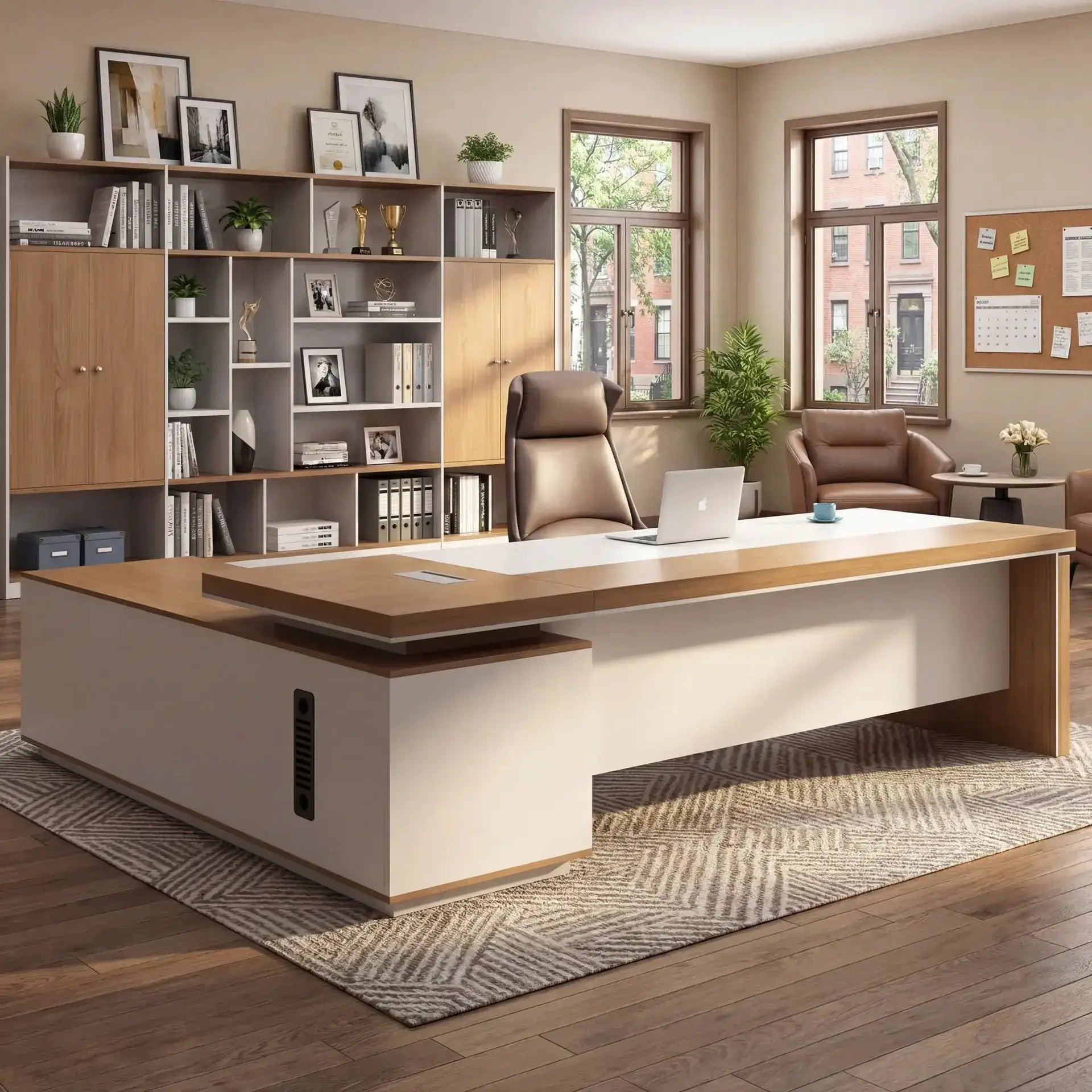 Lynx · Modern L-Shaped Executive Desk by Arc Grove