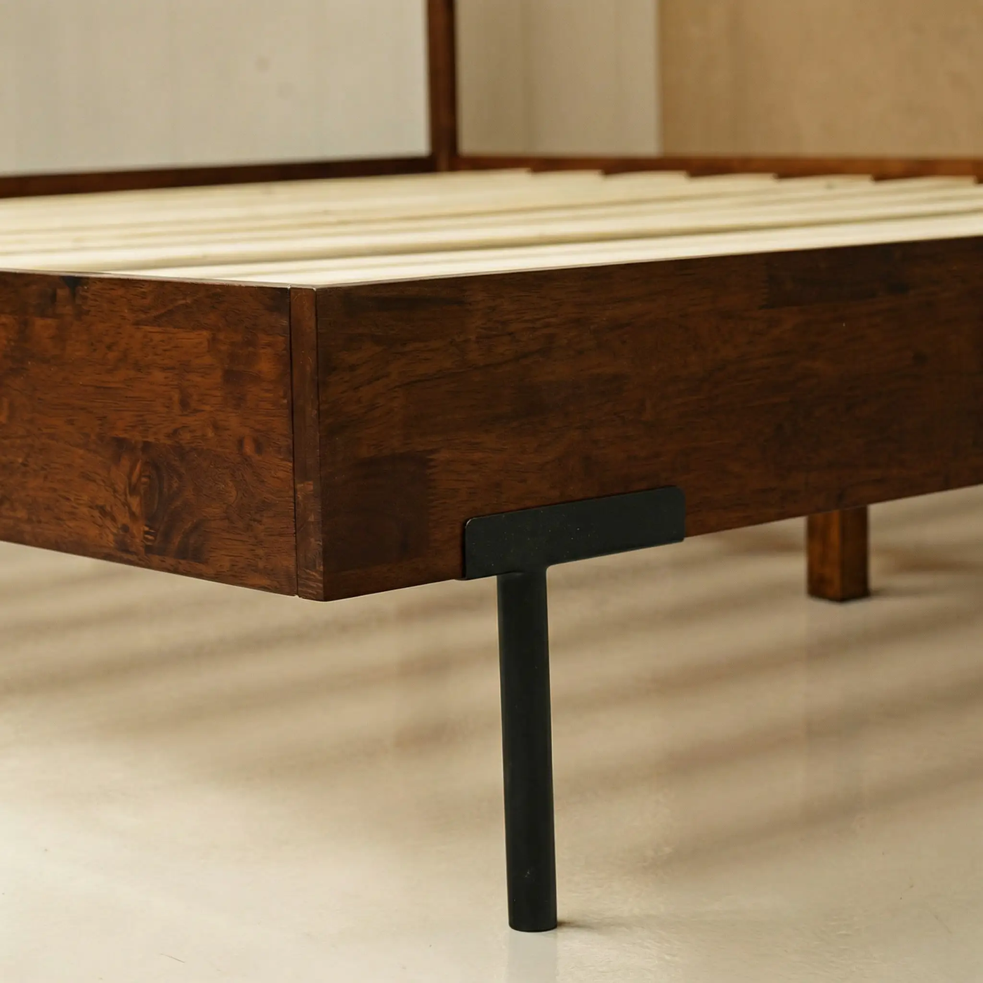 Frida Solid Wood Bed Frame by Megsu