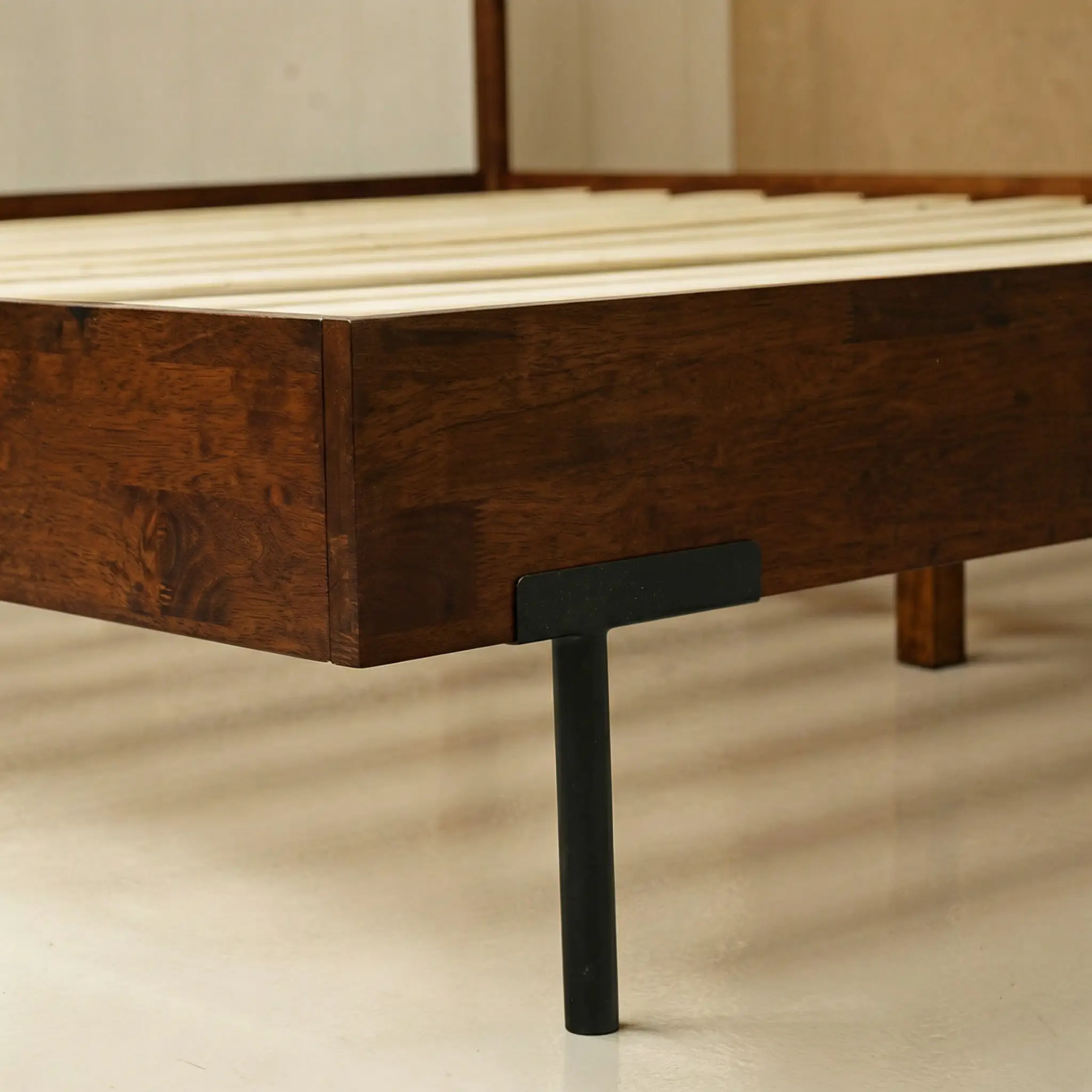 Frida Solid Wood Bed Frame by Megsu
