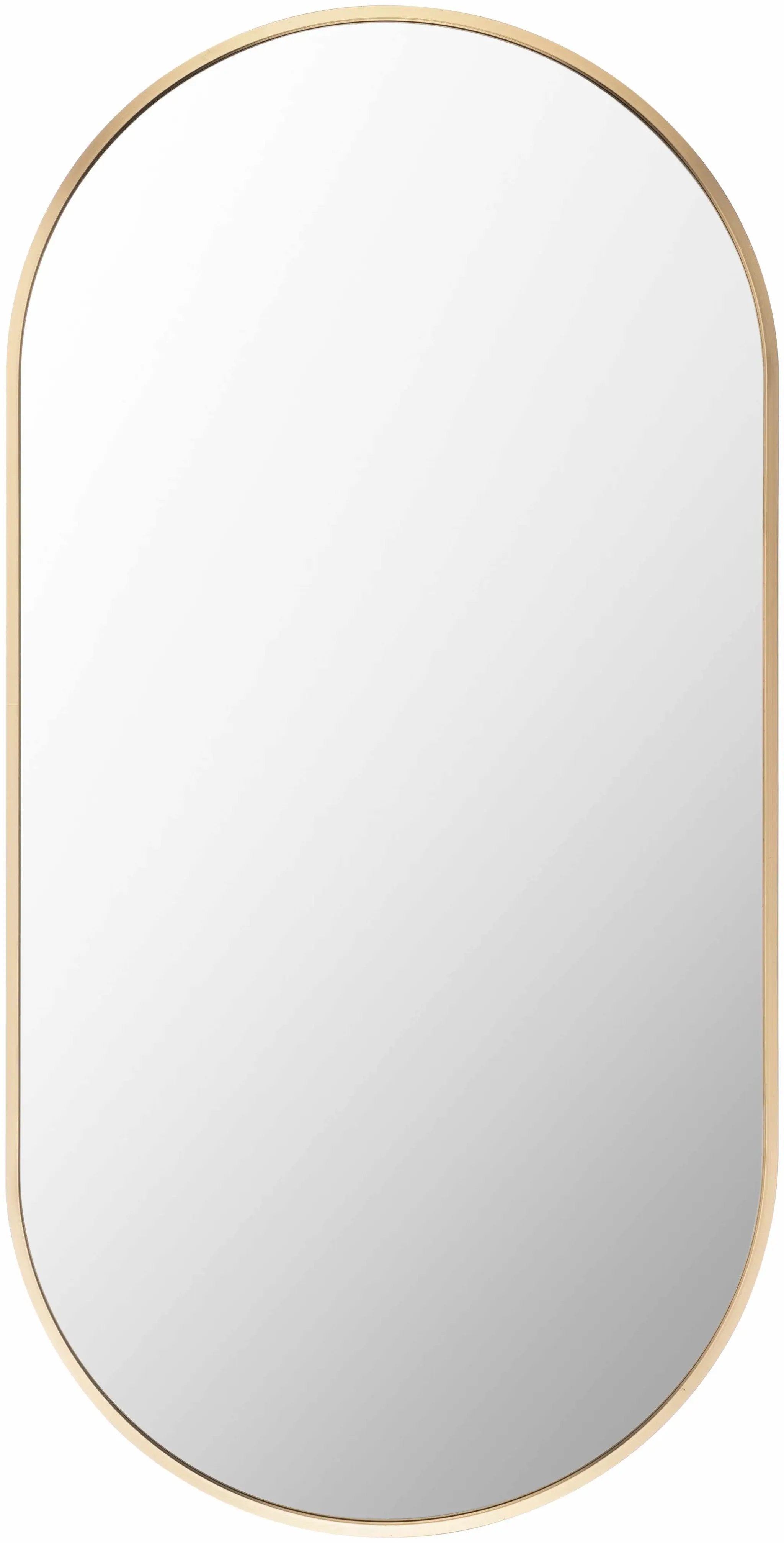 Hagenburg Gold Iron Frame Mirror by Boutique Rugs