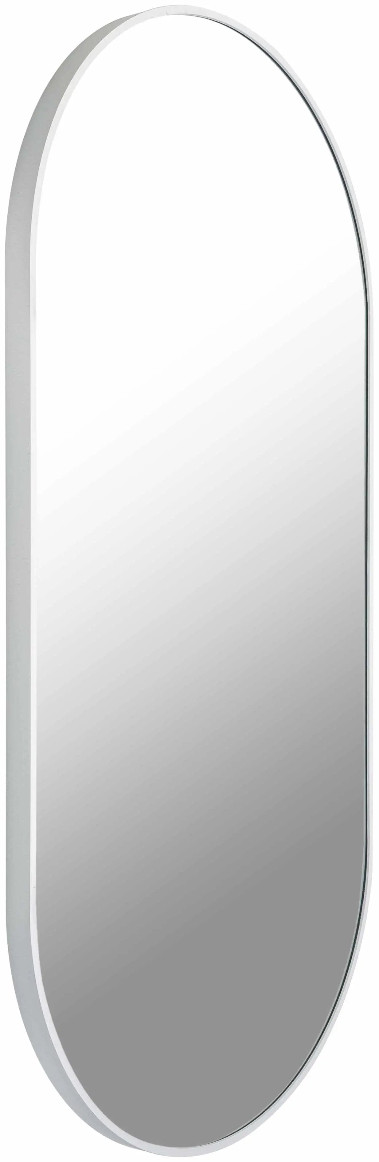 Hagenburg White Iron Frame Mirror by Boutique Rugs