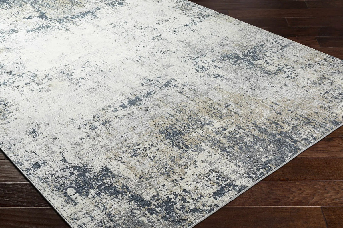 Higden Abstract Denim Blue Rug, photo 6 of 9