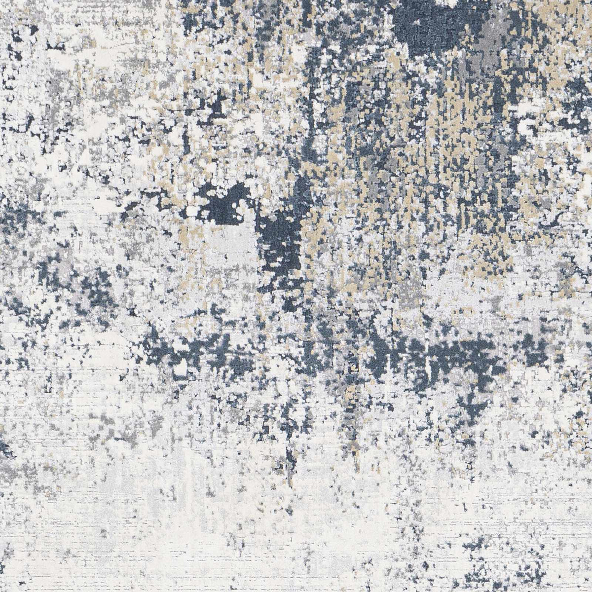 Higden Abstract Denim Blue Rug, sample swatch
