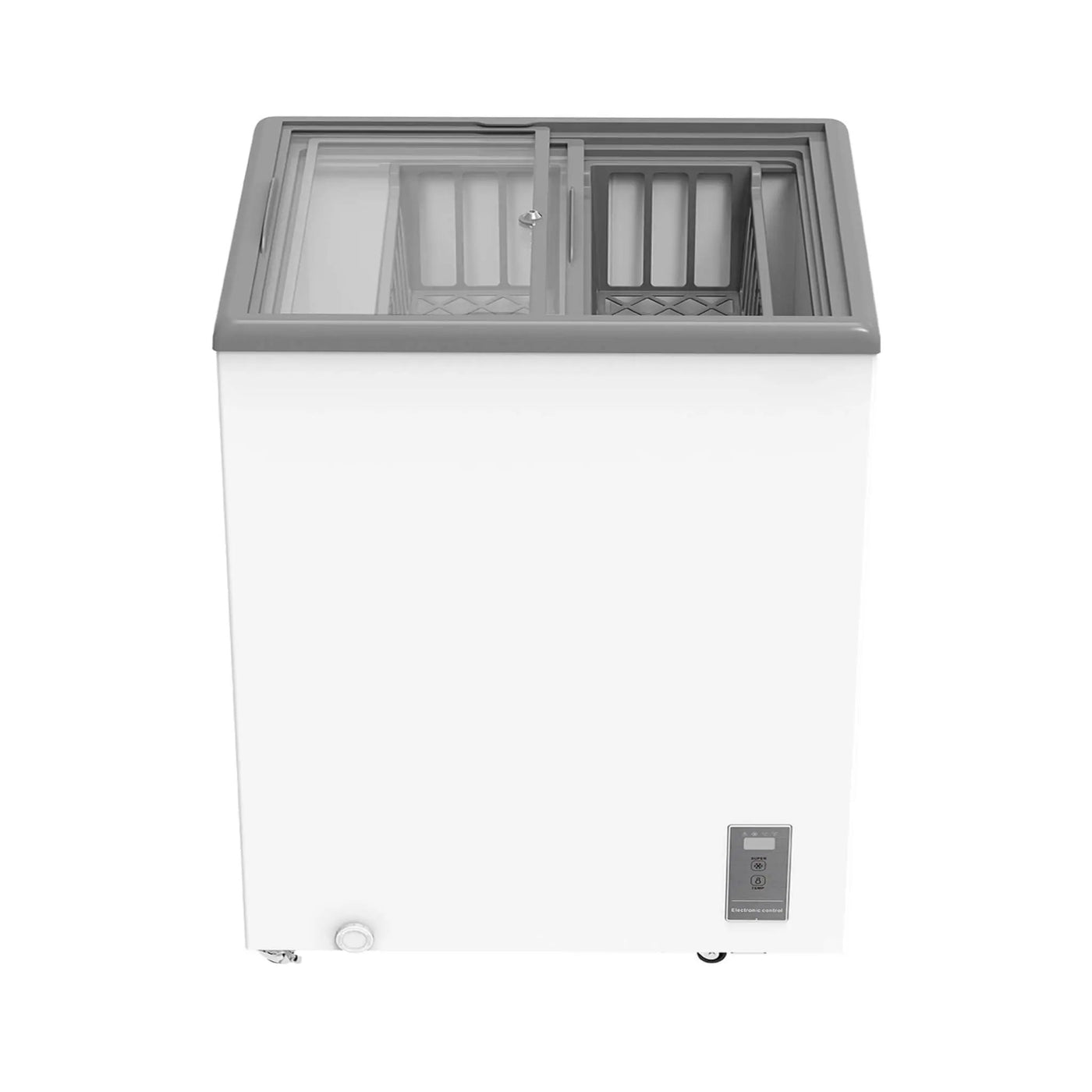High-Efficiency Commercial Display Chest Freezer With Sliding Glass Door (SAK53174) by SAKSBY WHOLESALE