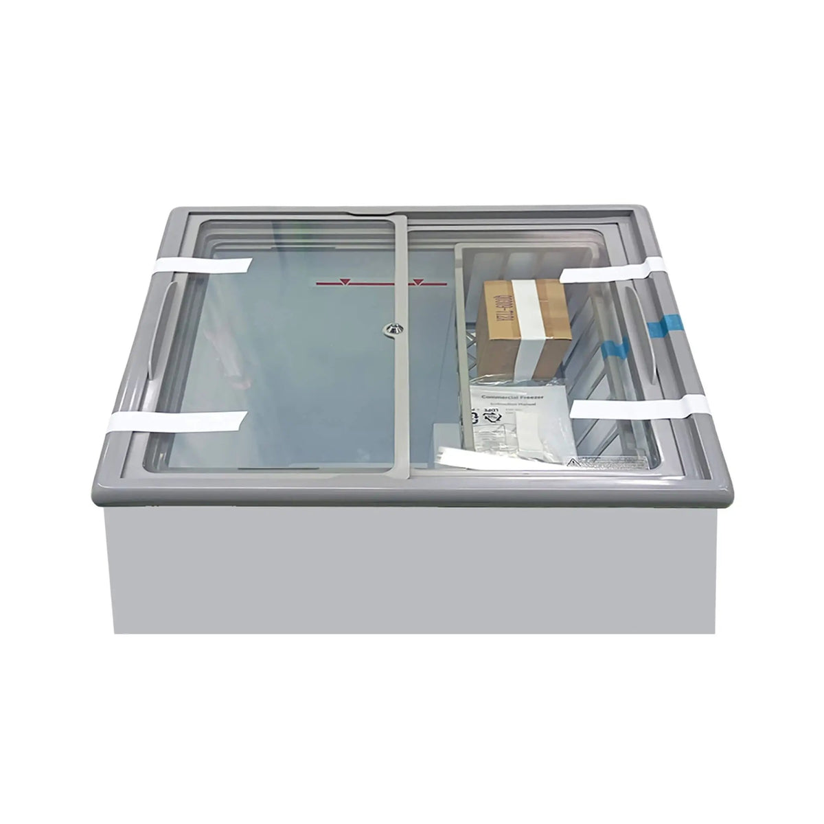 High-Efficiency Commercial Display Chest Freezer With Sliding Glass Door (SAK53174) by SAKSBY WHOLESALE