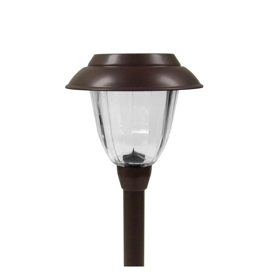 Member’s Mark 10-Pack Solar LED Pathway Lights, 10 Lumens, Stainless Steel & Glass, Oil-Rubbed Bronze Dusk-to-Dawn Landscape Lights by Outdoor Solar Outlet