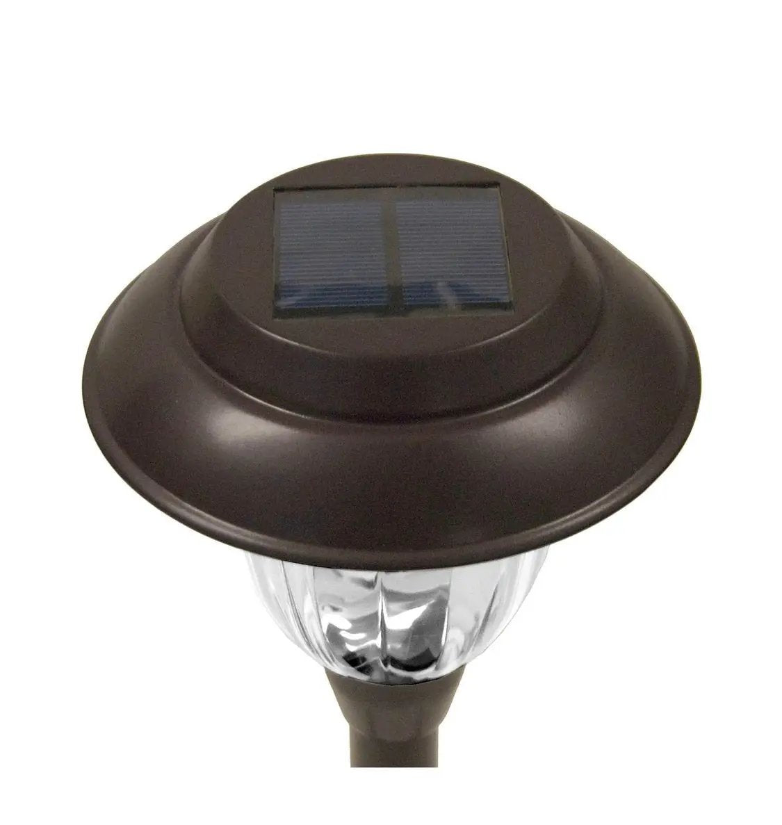 Member’s Mark 10-Pack Solar LED Pathway Lights, 10 Lumens, Stainless Steel & Glass, Oil-Rubbed Bronze Dusk-to-Dawn Landscape Lights by Outdoor Solar Outlet