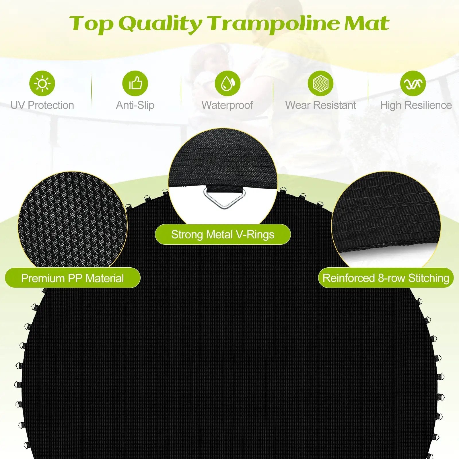 High-Elastic PP Replacement Jumping Mat by DirectDeals