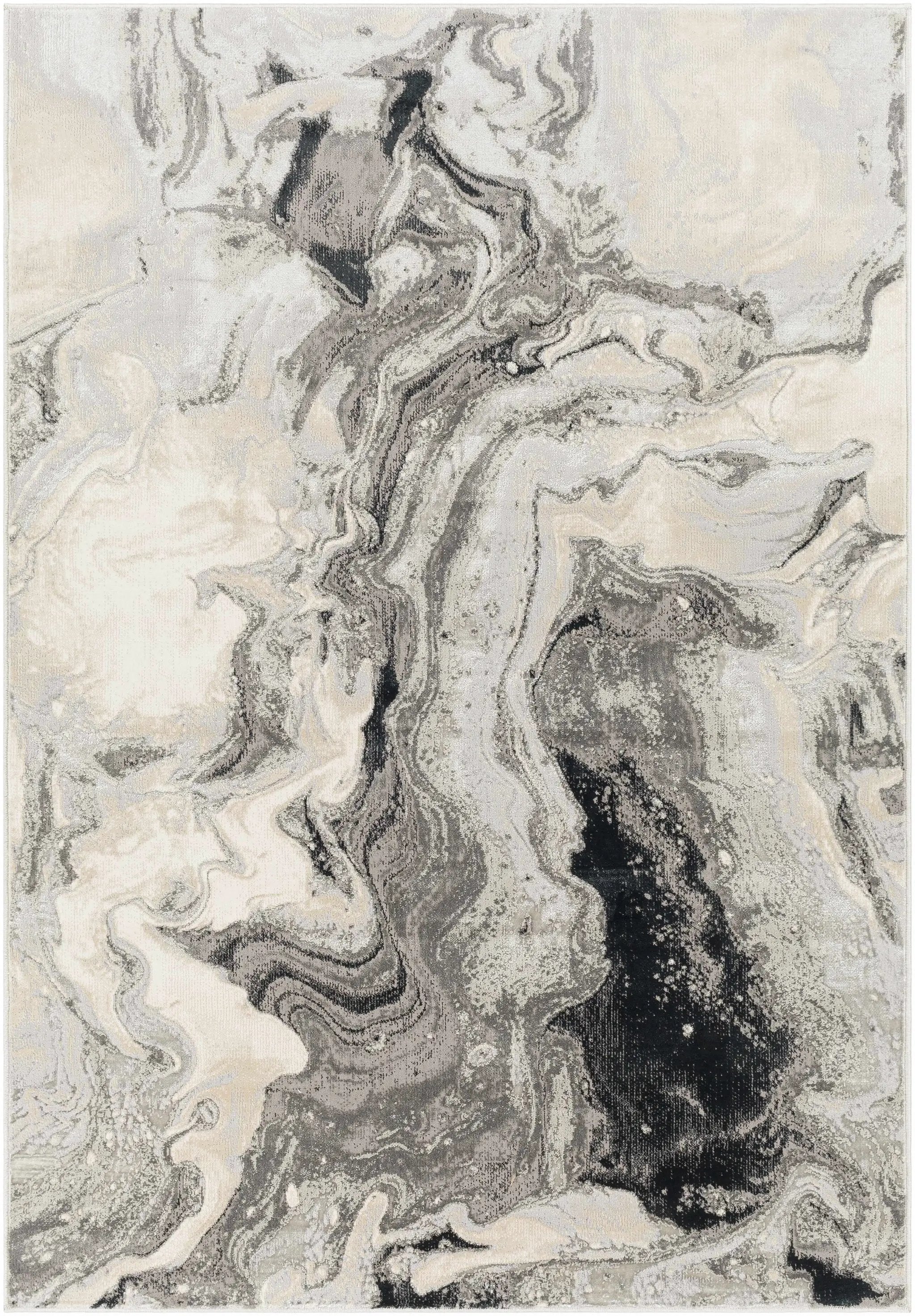 Hinatuan Gray Marble Carpet - Clearance by Boutique Rugs