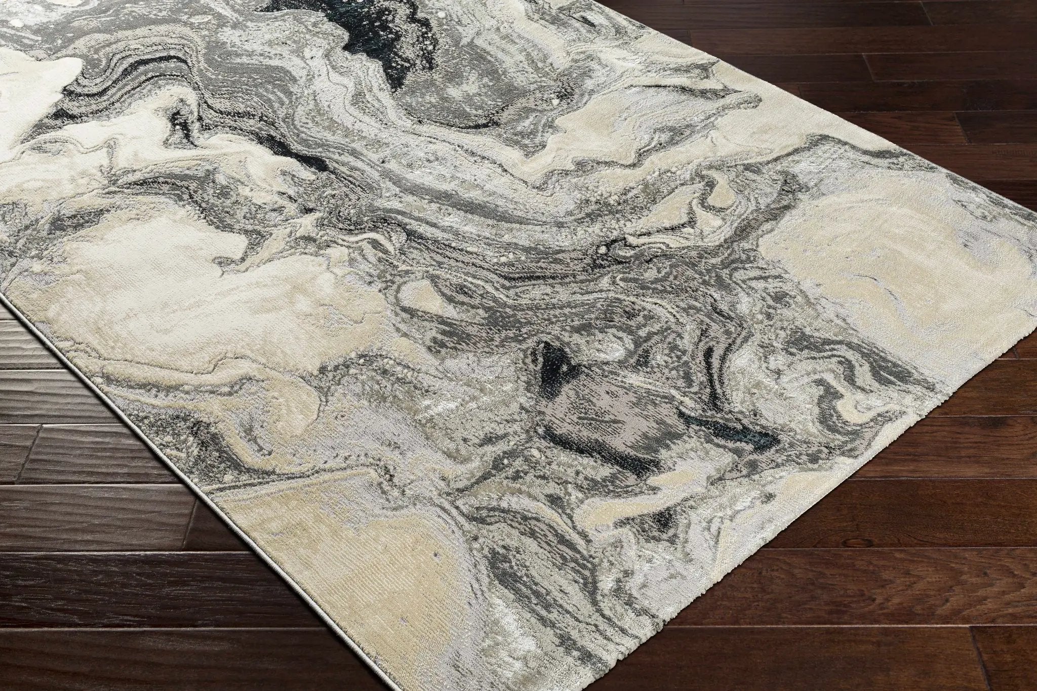 Hinatuan Gray Marble Carpet - Clearance by Boutique Rugs