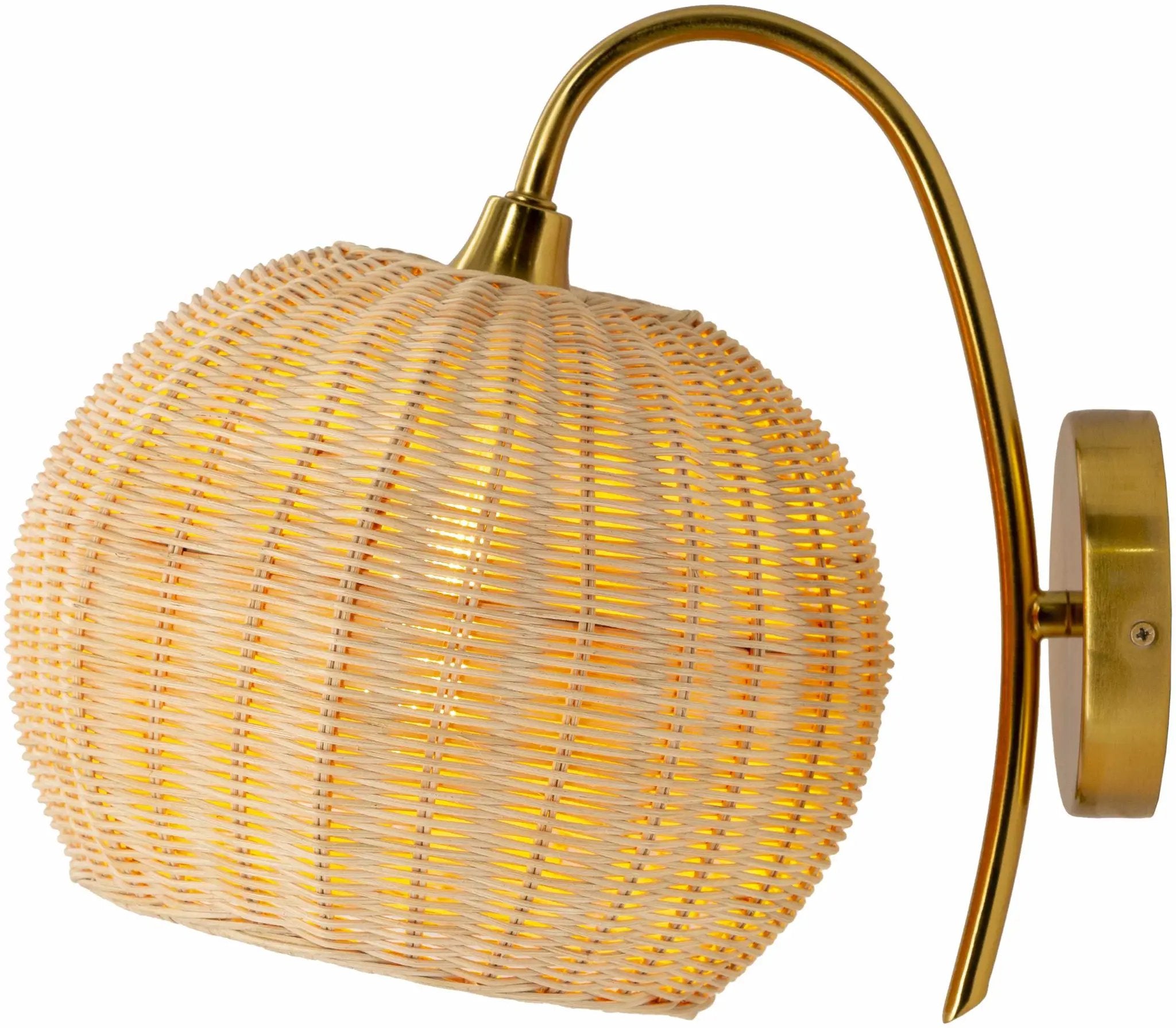 Hindang Rattan Wall Sconces by Boutique Rugs