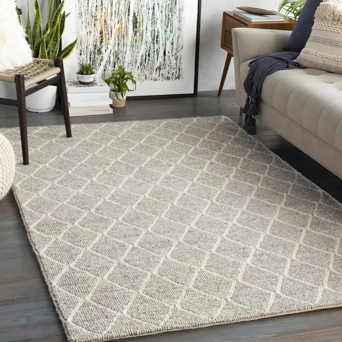 Hindley Area Rug - Clearance, installed in a room
