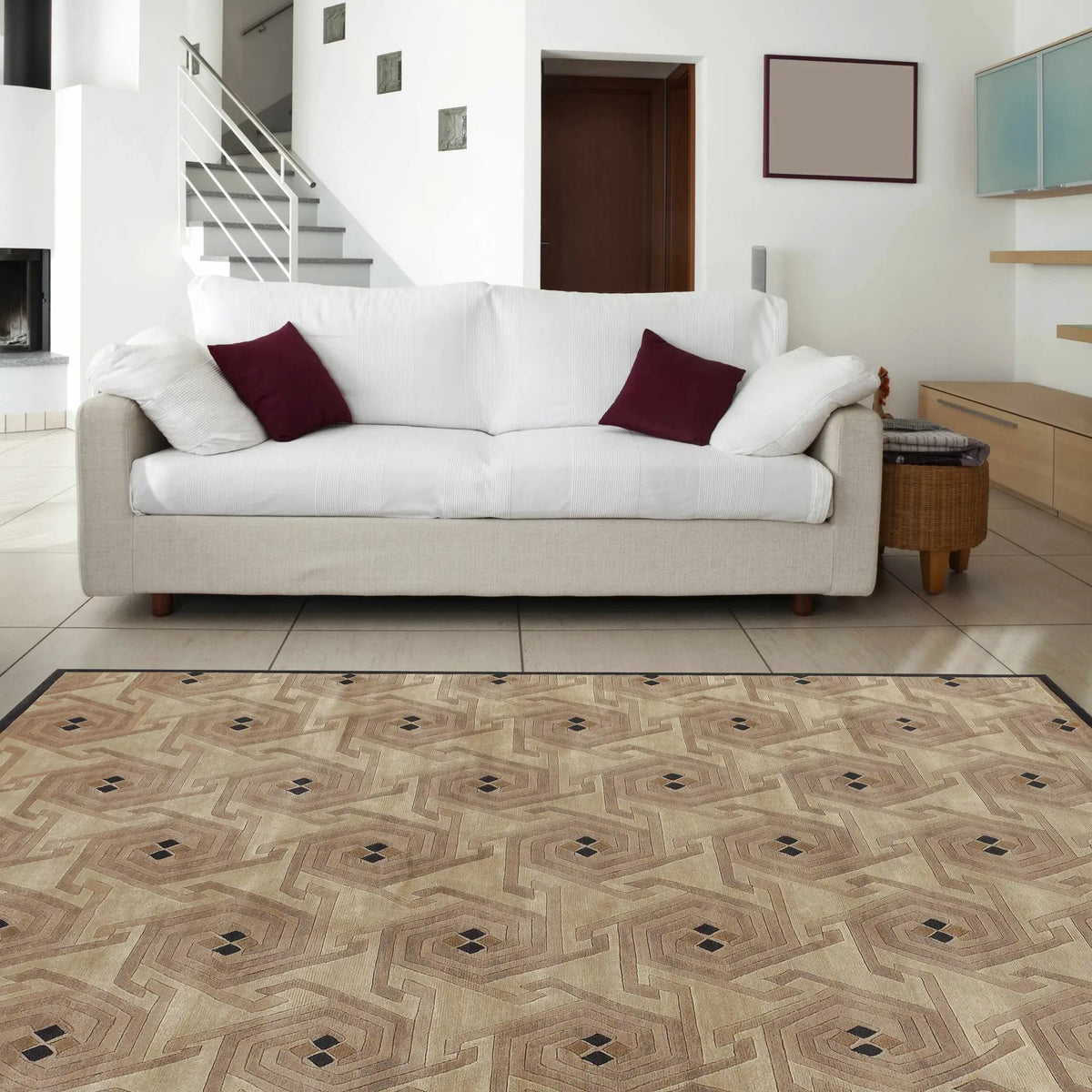 Hisle Area Rug - Clearance, installed in a room