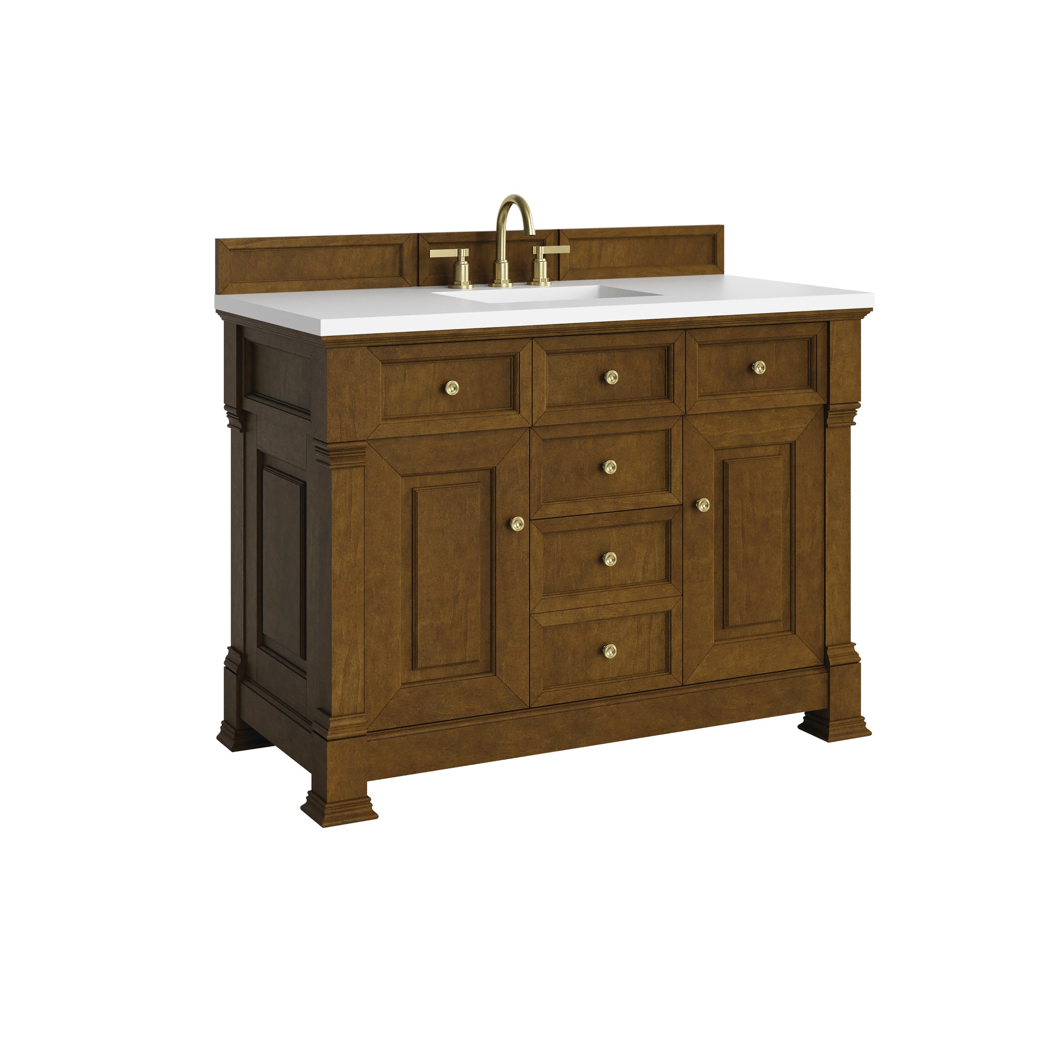 James Martin Brookfield 48" Single Bathroom Vanity, Honey Oak, view 29