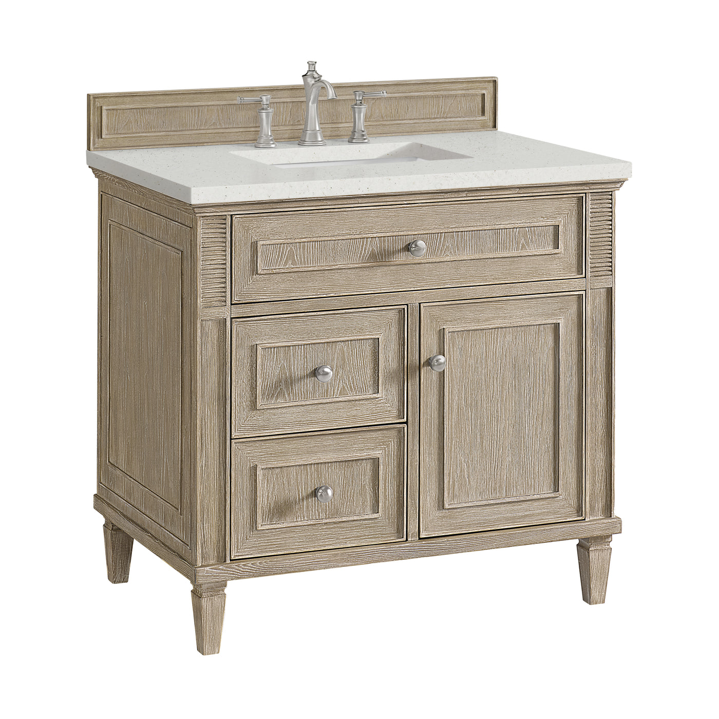 James Martin Lorelai 36" Single Bathroom Vanity, Whitewashed Oak, view 30