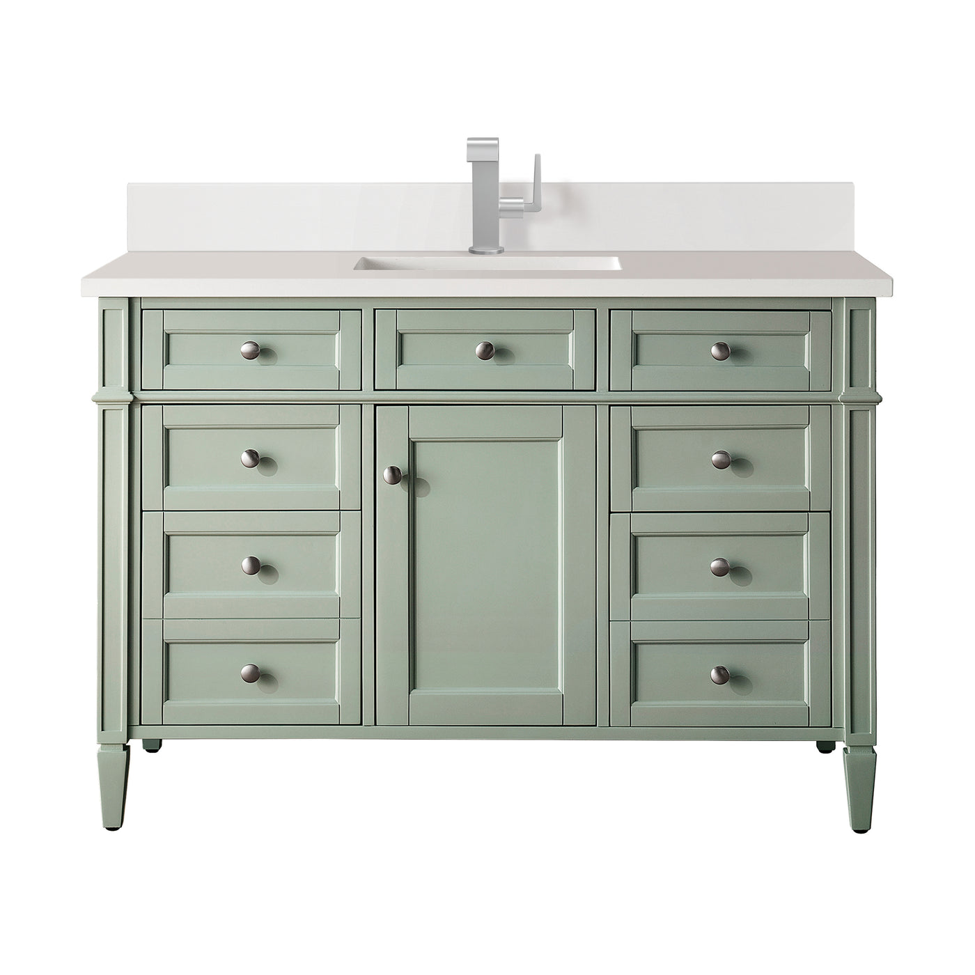 James Martin Brittany 48" Single Bathroom Vanity, Sage Green, view 32
