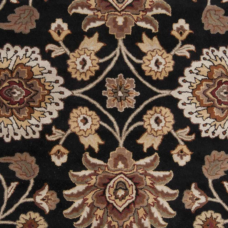 Conesus 1053 Hand Tufted Black Wool Rug by Boutique Rugs