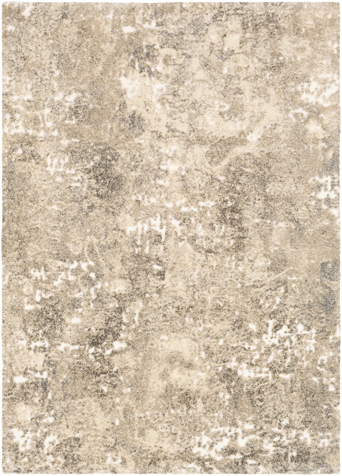 Holtsville Abstract Ivory Thick Rug, photo 11 of 11