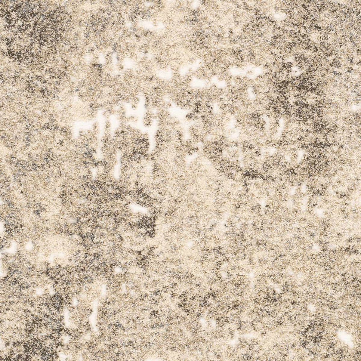 Holtsville Abstract Ivory Thick Rug, sample swatch