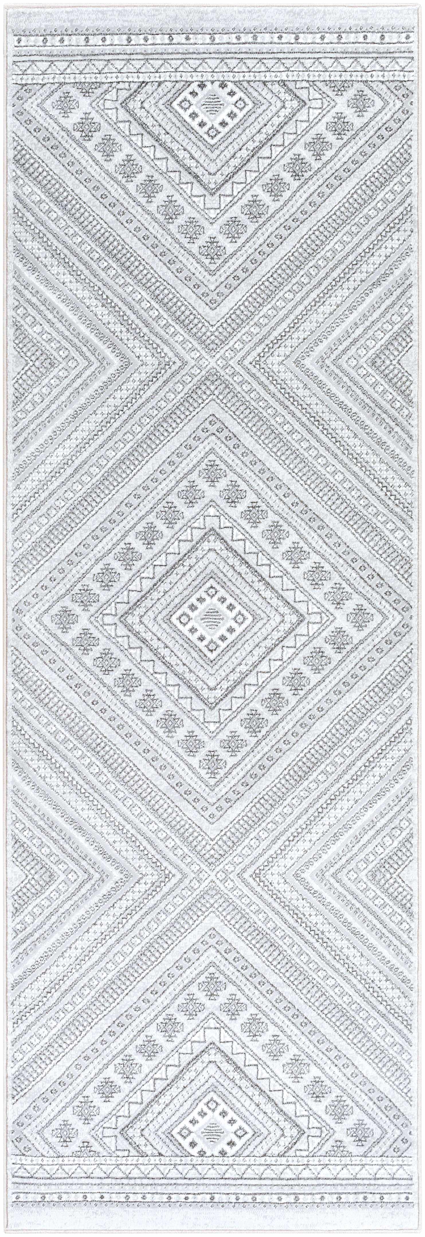 Holytown 5x7 Gray Geometric Rug - Clearance by Boutique Rugs