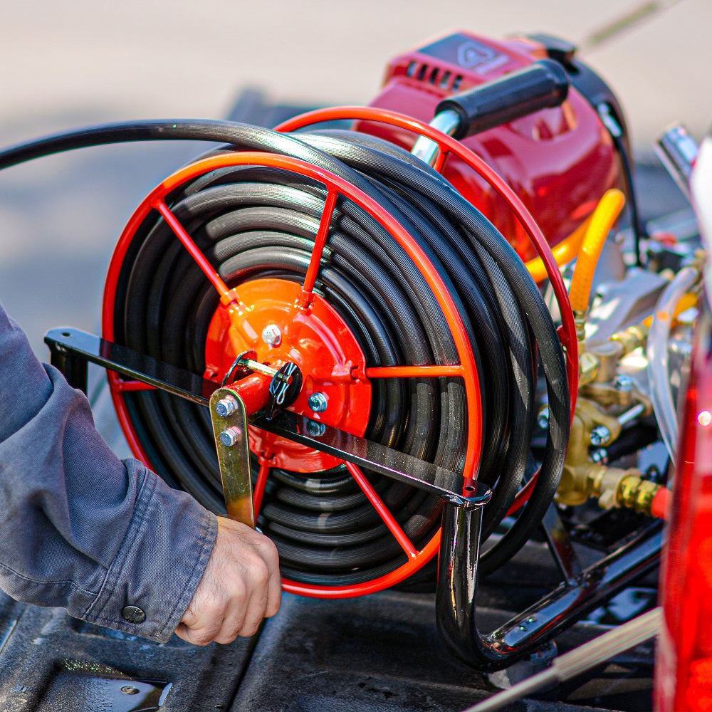 1.6HP Skid Sprayer Barrel Mount Only with Honda GX35 100ft Hose and 500 PSI Pump for Pest Control, photo 11 of 17