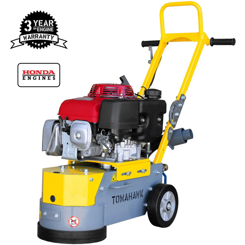 10" Honda Concrete Floor Grinder 10HP GXV390 Motor for Smoothing, Floor Prep, Coatings by Tomahawk Power