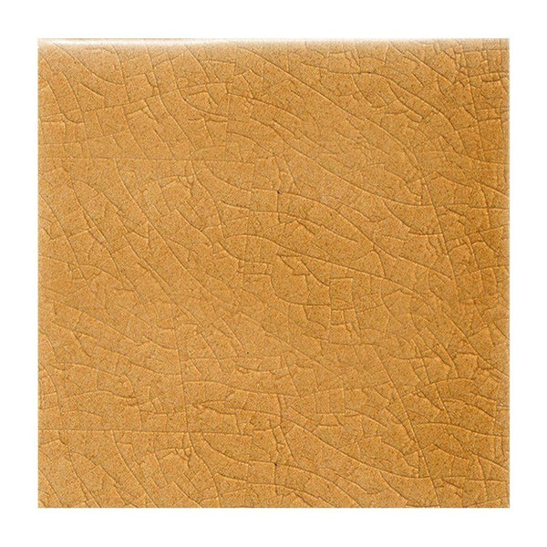 Honey Crackled Ceramic Tiles 6x6