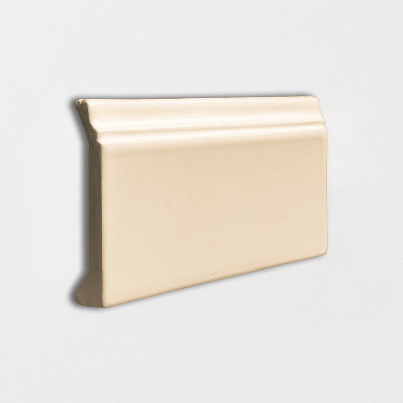 Caramel Glossy Base Trim Ceramic Moldings 4 3/16x6 Ceramic Glossy 6x6 Moldings