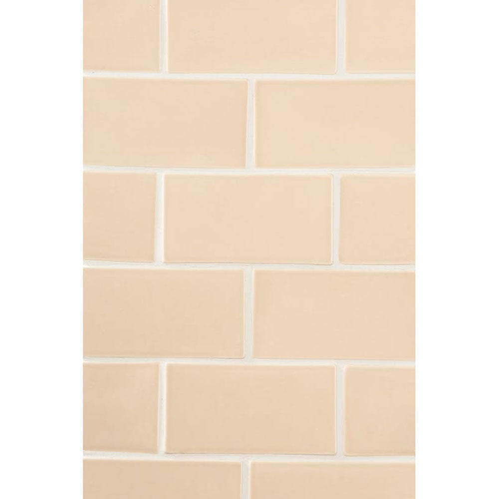Caramel Glossy Subway Ceramic Tiles 3x6 Ceramic Glossy 6x6 Tiles