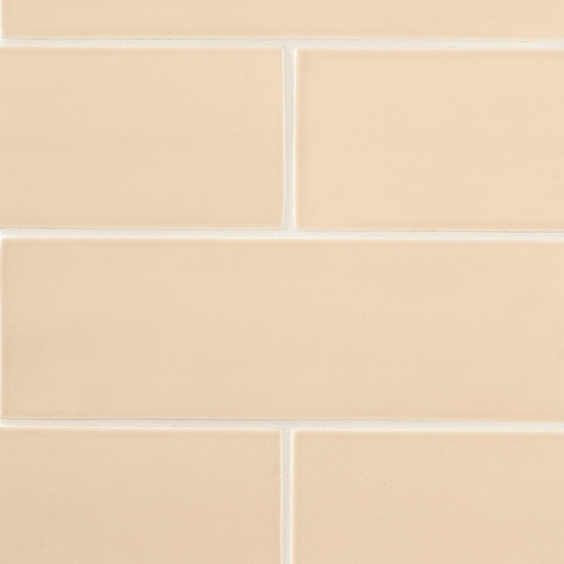 Caramel Glossy Subway Ceramic Tiles 4x12 Ceramic Glossy 4x12 Tiles — 2