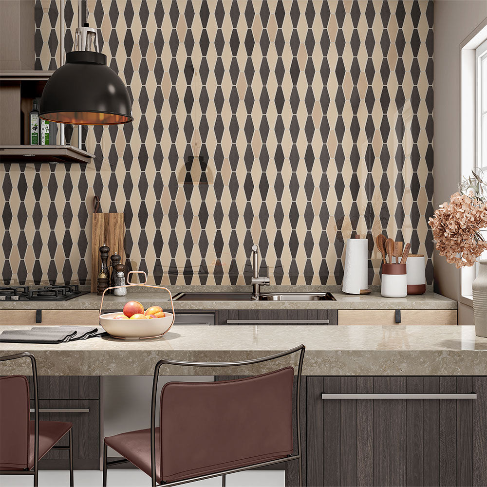 Caramel Glossy Longest Hexagon Ceramic Tiles 3x7 7/8 Ceramic Glossy 4x8 Tiles — 2