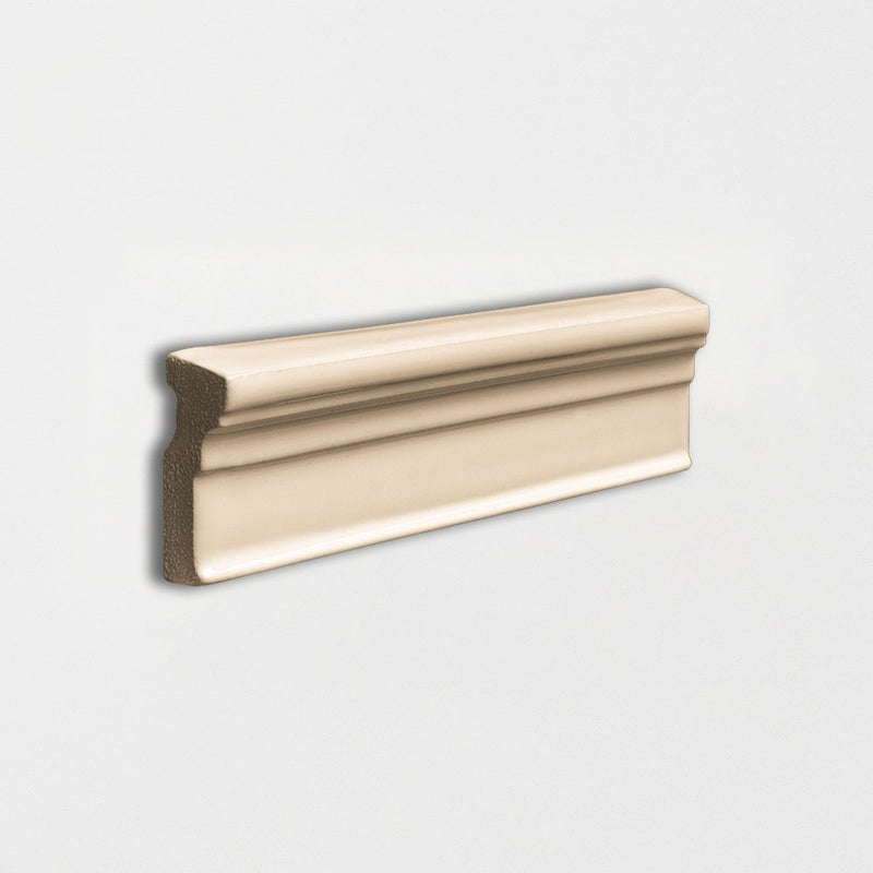 Caramel Glossy Ogee Trim Ceramic Moldings 2x6 Ceramic Glossy 2x6 Moldings