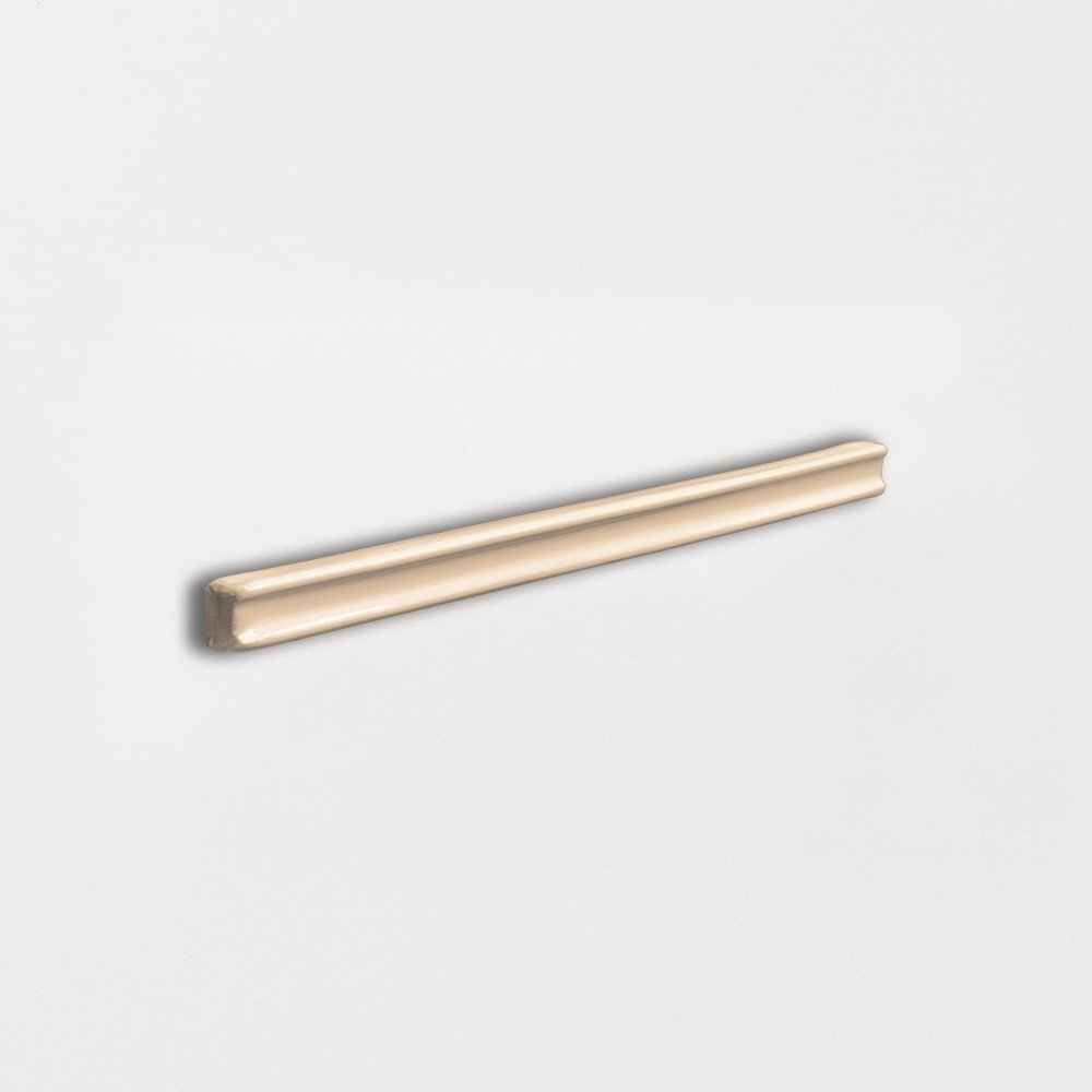 Caramel Glossy Pencil Trim Ceramic Moldings 5/8x6 Ceramic Glossy 2x6 Moldings