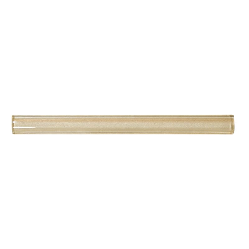 Honey Metallic Qtr Round Glass Moldings 1x12 Glass Metallic 2x12 Moldings