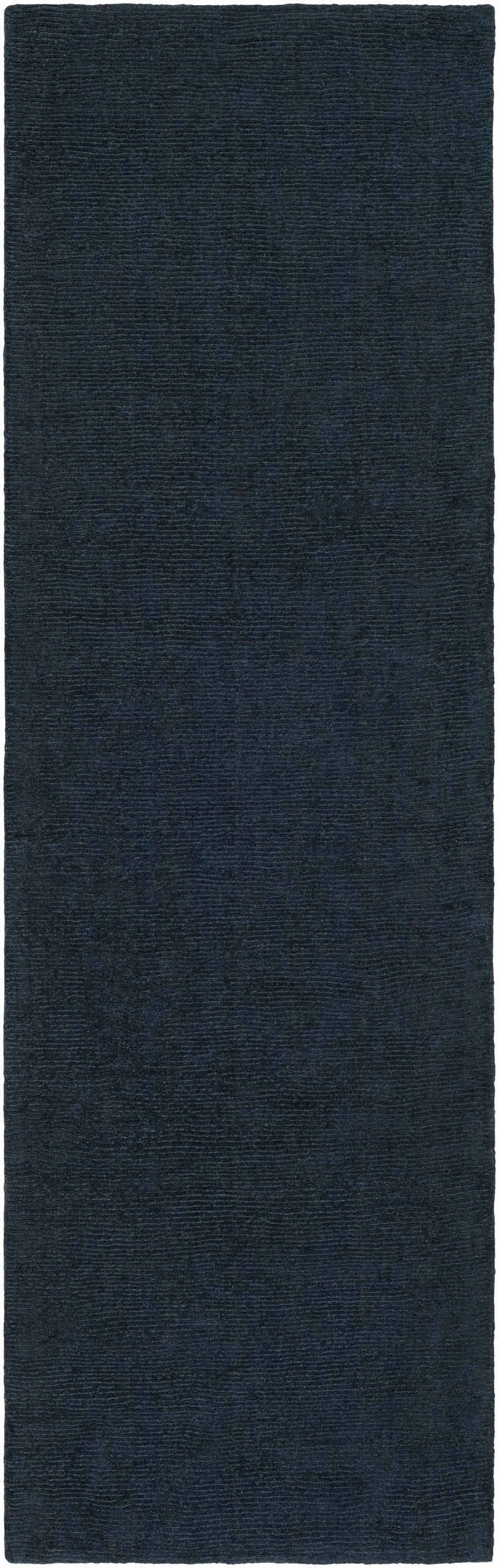Brockton Solid Dark Blue Wool Rug by Boutique Rugs