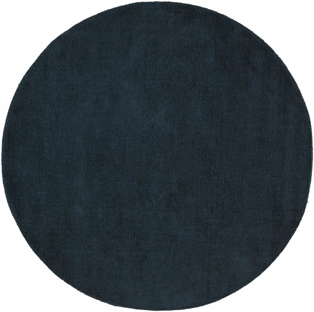 Brockton Solid Dark Blue Wool Rug, photo 9 of 16