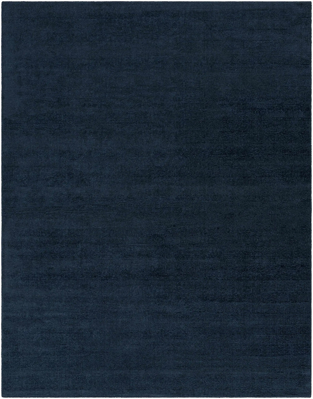 Brockton Solid Dark Blue Wool Rug, photo 15 of 16