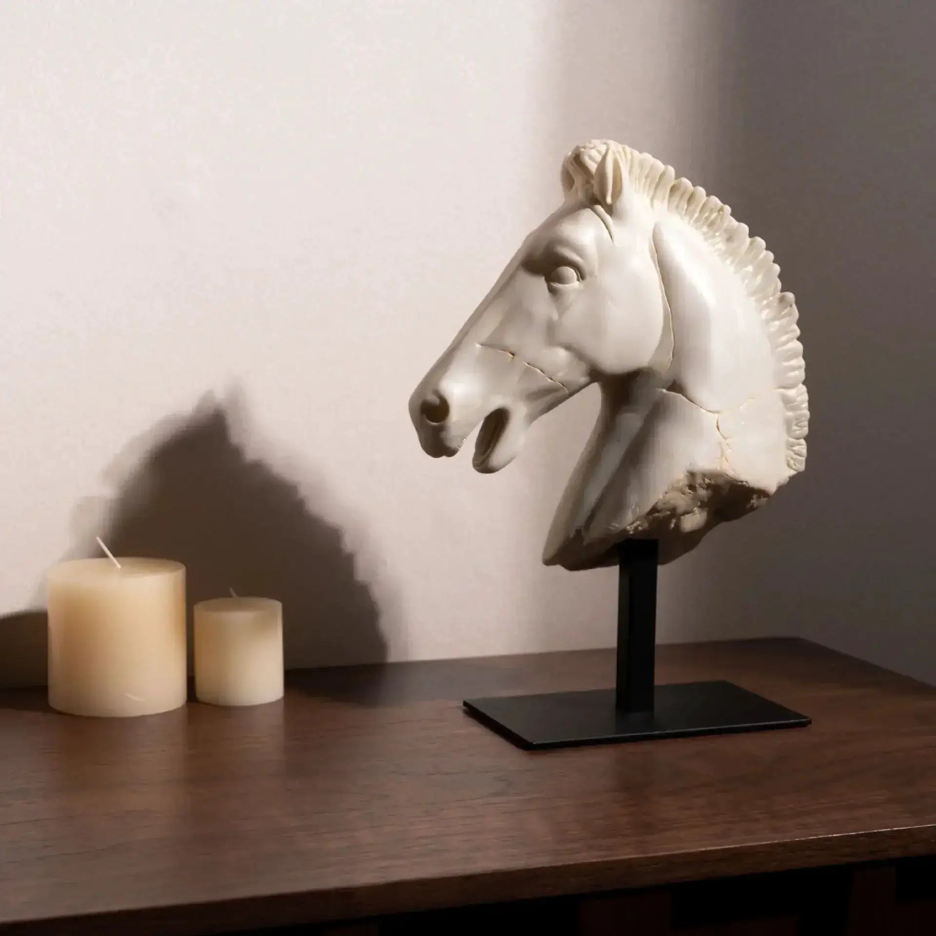 Horse Head - Retro Bronze Statue by House Of Avana