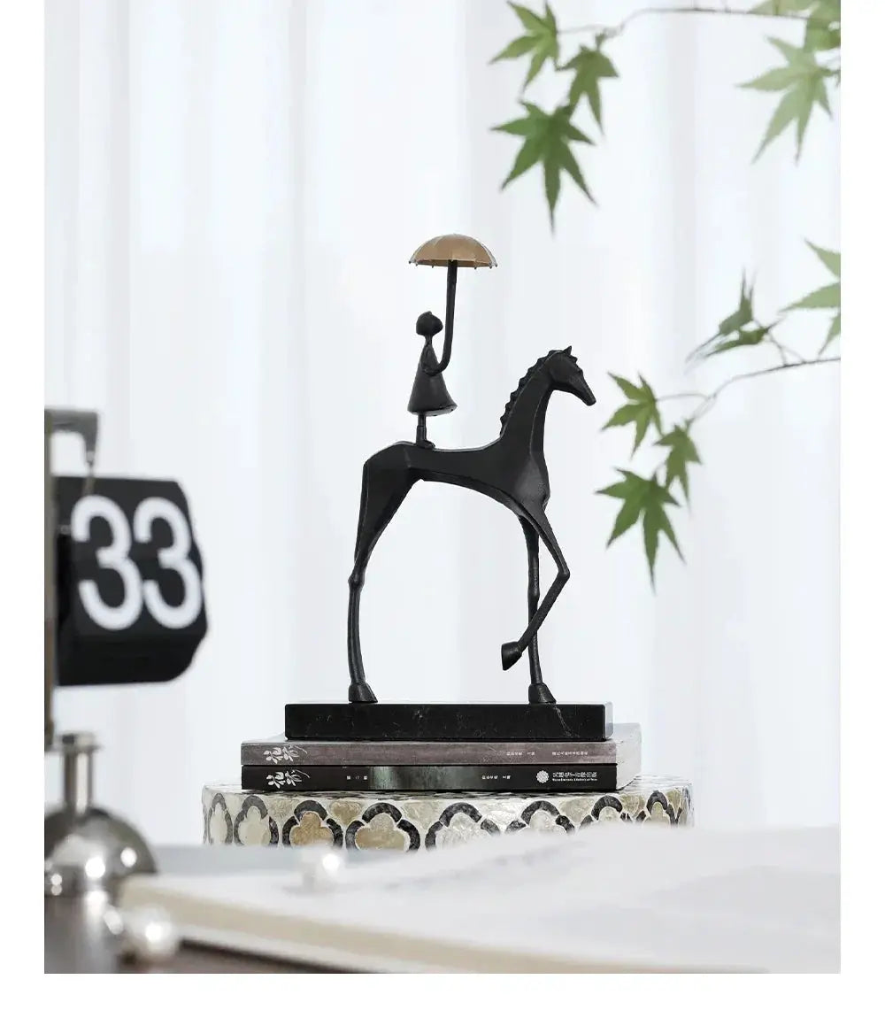 Horse Sculpture - Decorative Horse Figurine by House Of Avana
