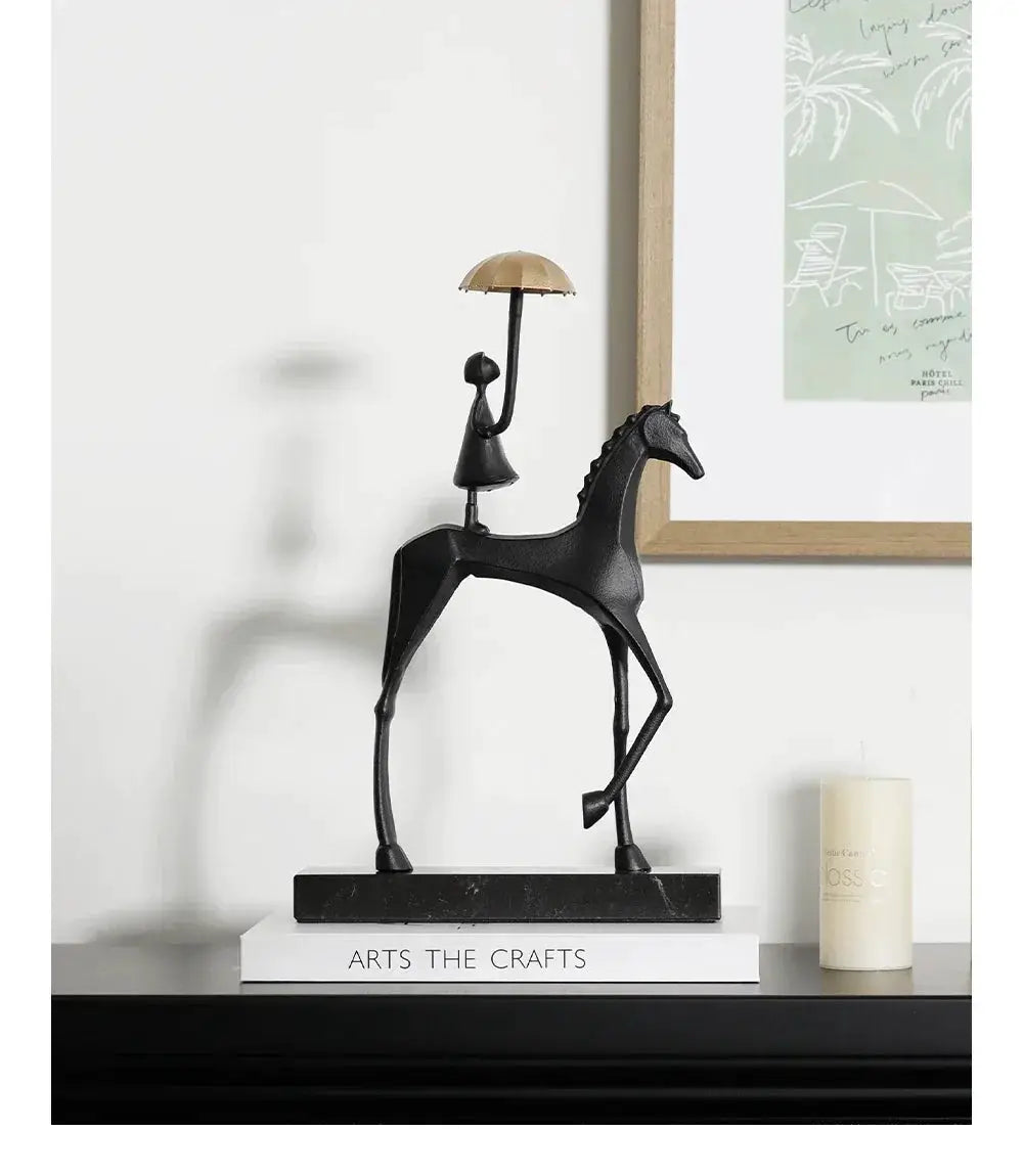 Horse Sculpture - Decorative Horse Figurine by House Of Avana